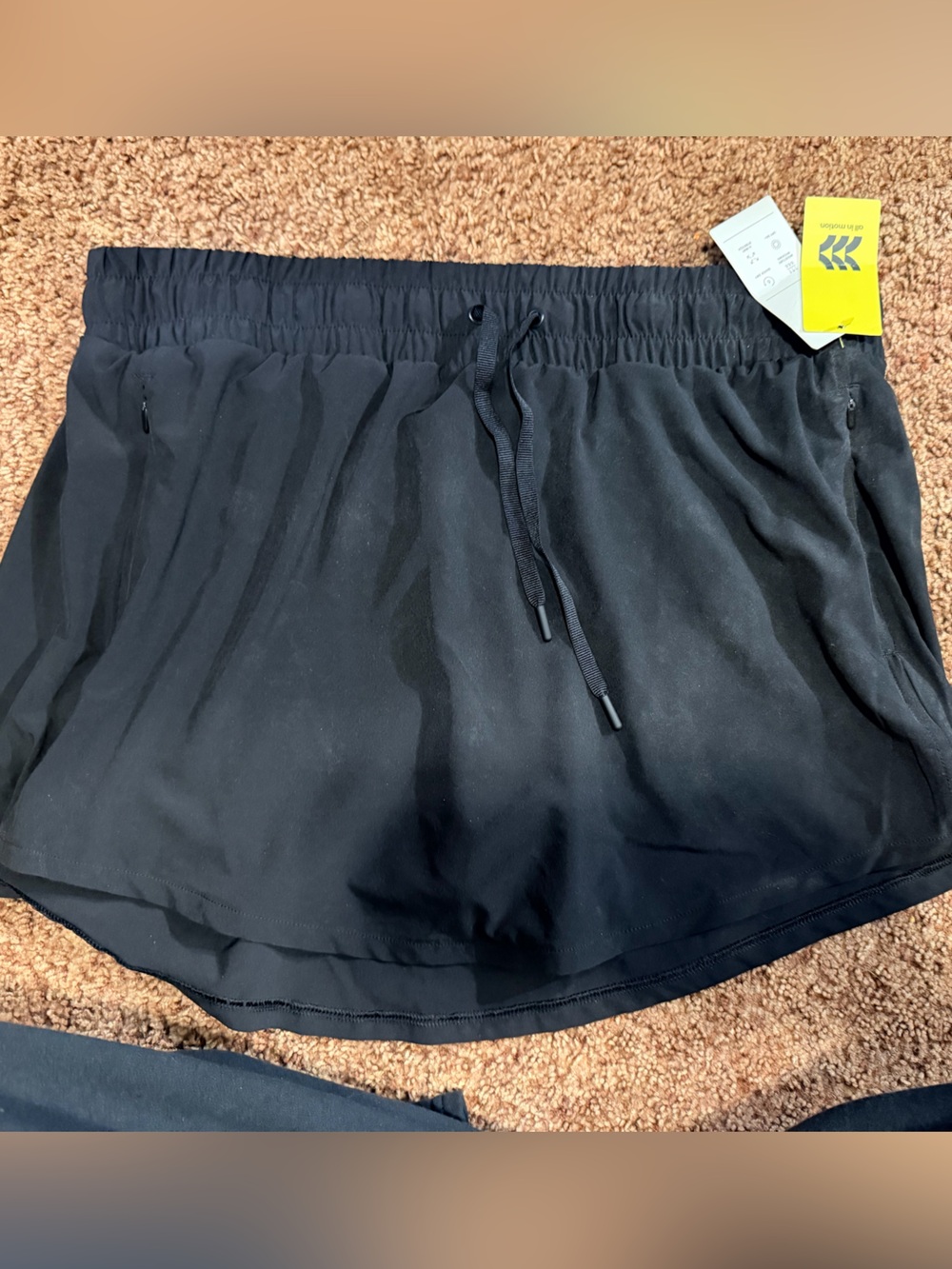all in motion Black Athletic Drawstring Shorts